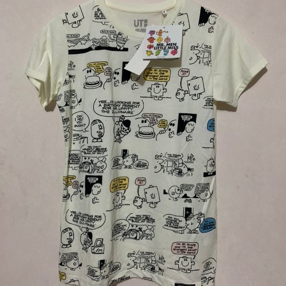 Uniqlo Tops - Uniqlo LittleSunshine White Short Sleeve Tee Shirt